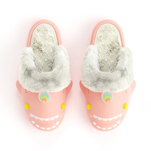 Sharkicks Pro - Invierno, Unicornio Ojos de Estrella, Tacón Abierto